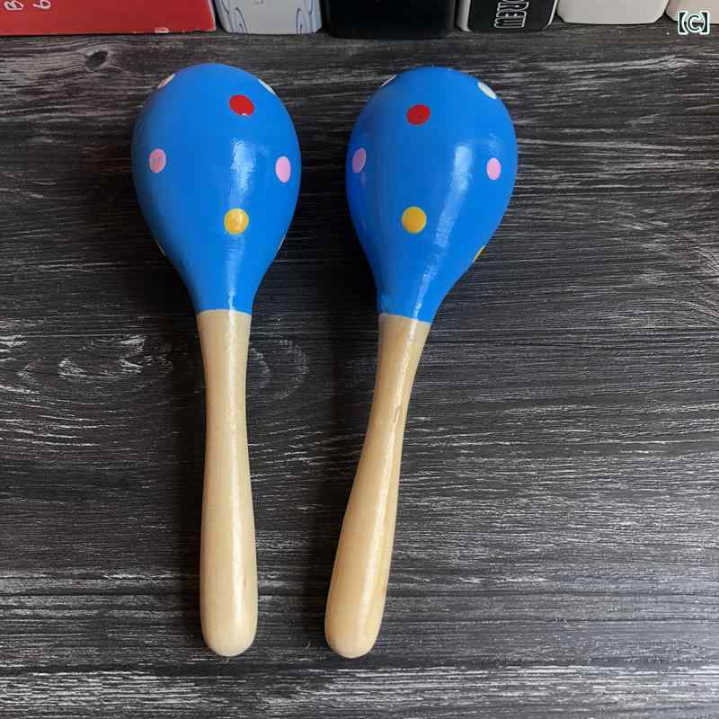 楽器 おもちゃ 打楽器 マラカス 子供 木製 幼稚園 ベビー ダンス 小道具 サンド ボール 幼児 早期 教育 音楽 イエロー レッド ブルー