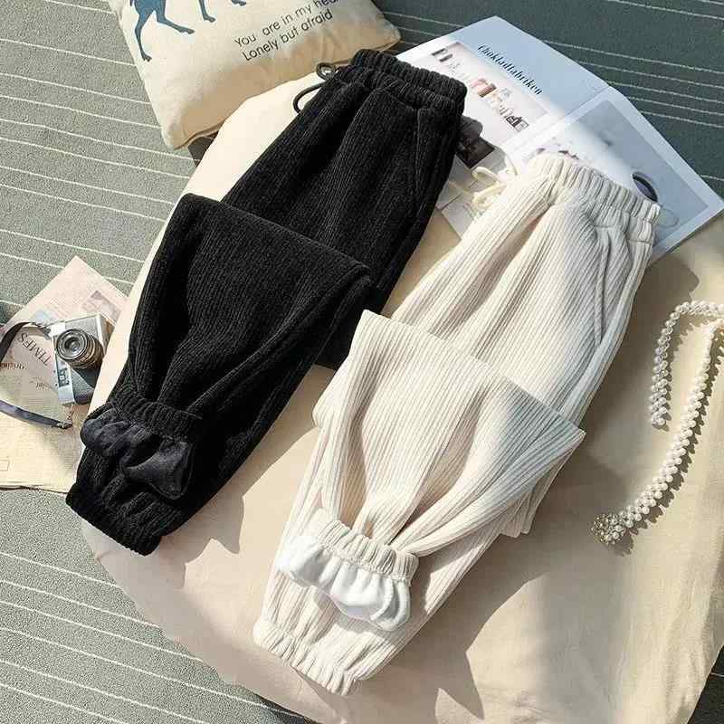 コーデュロイ パンツ キッズ 子供服 女の子 男の子 カジュアル 韓国 ベルベット 厚手 ズボン ブラック ..