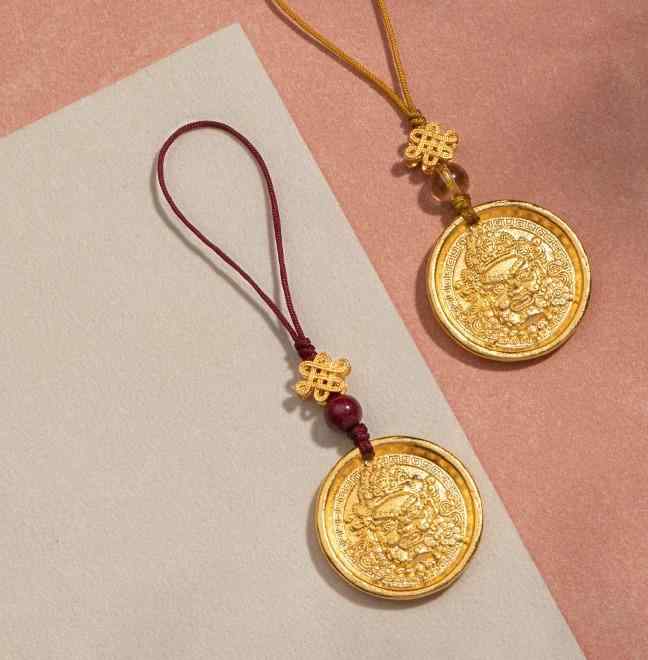 キーホルダー メンズ レディース アクセサリー 携帯 ストラップ ペンダント 丸型 バッグ ゴールド