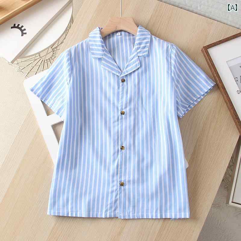 ボタニカル柄 ブラウス カジュアル レディース 夏 軽量 通気性 新鮮 ホリデー プリント 半袖 シャツ トップス ブルー ネイビー ホワイト(4)