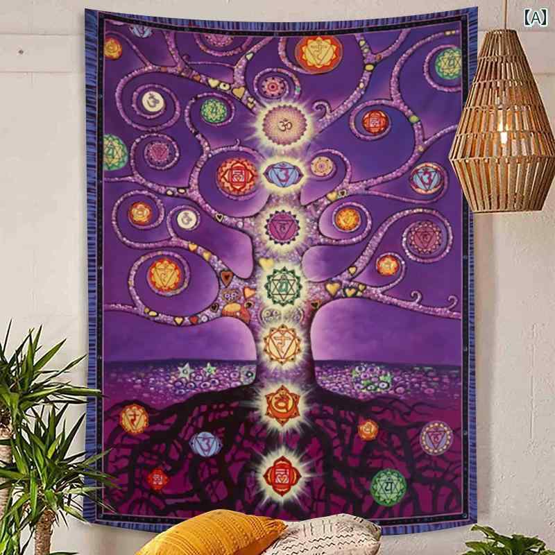 タペストリー おしゃれ エスニック 壁掛け インテリア 装飾 背景 ホーム 部屋 寝室 リビング 自由奔放 ..