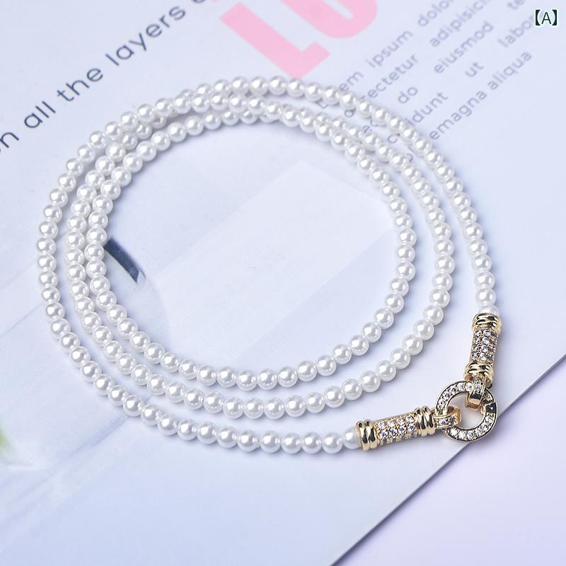 ネックレス アクセサリー タイ 仏陀 お守り 吊り下げ パール チェーン ゴールド シルバー