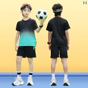 サッカー 練習着 ジュニア キッズ スポーツウェア トレーニング 子供 男の子 女の子 ユニフォーム 夏 速乾 小学生 ジャージ スポーツ グリーン ブルー レ...