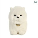 リアル 犬 ぬいぐるみ 子供 大人 男の子 女の子 メンズ レディース 韓国 模擬 ポンポン 長髪 人形 プードル ギフト ホワイト