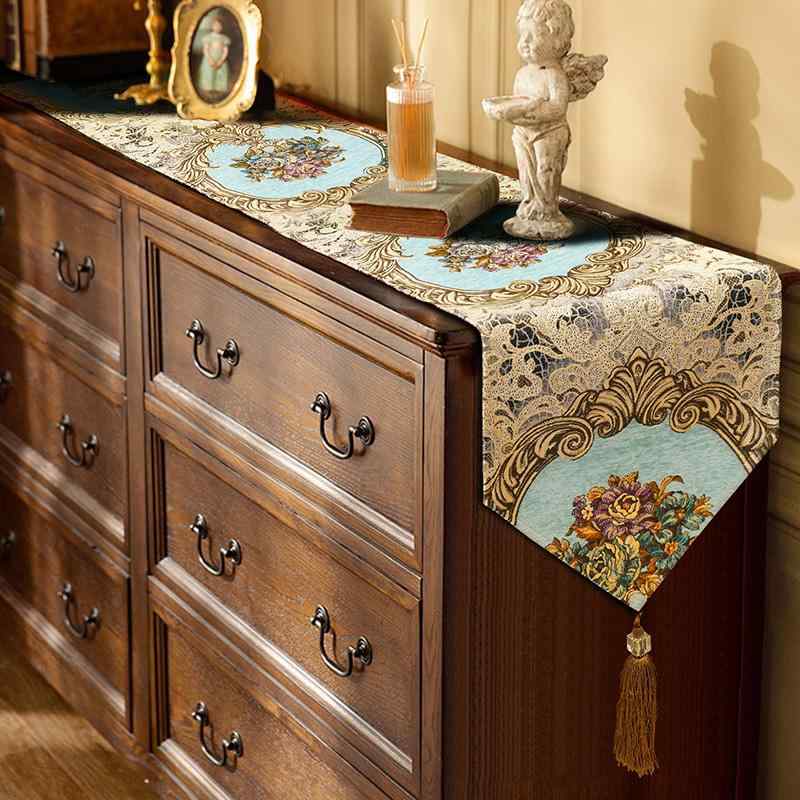 テーブルランナー おしゃれ テーブルクロス インテリア センター クロス 布 アメリカン レトロ テーブ..