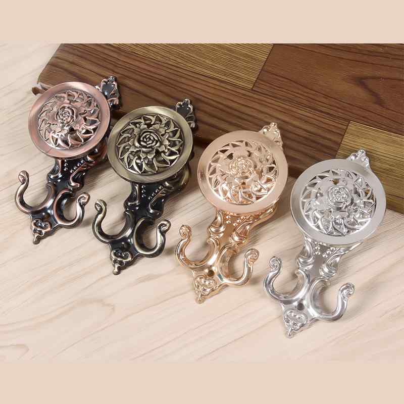 カーテン ふさかけ ホルダー おしゃれ シンプル モダン ヨーロピアン フック アクセサリー レッド ゴー..