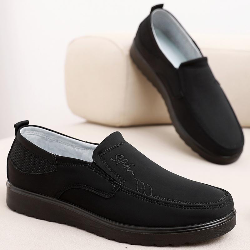 コンフォートシューズ メンズ 紳士靴 シニア 歩きやすい レトロ 軽量 通気性 防水ゆったり 大きいサイズ 中高年 ブラック ブラウン 高齢者