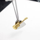 ギターピック ペンダント アクセサリー チタン 鋼 シンプル 韓国 メンズ レディース カップル ネックレス ゴールド シルバー