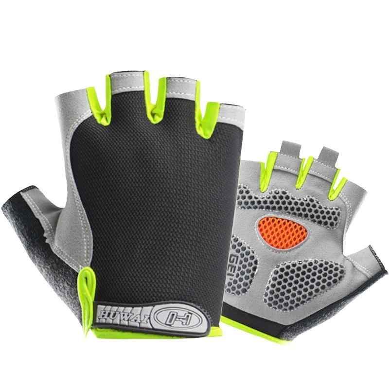フィッシンググローブ 夏 釣り アウトドア 手袋 メンズ レディース ハーフフィンガー サイクリング スポーツ フィットネス バイク 自転車 衝撃吸収 グリーン ブラック オレンジ