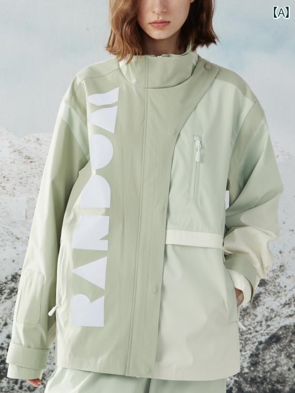 スノーボードウェア スキーウェア メンズ レディース おしゃれ スポーツ 防水 通気性 グリーン ジャケット パンツ