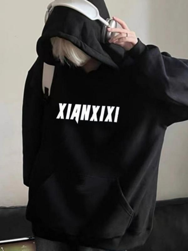 トレーナー メンズ スウェット トップス 春秋冬 アメリカン ヘビーウェイト フード付き スウェットシャツ コットン 裏起毛 高校生 ブラック ホワイト