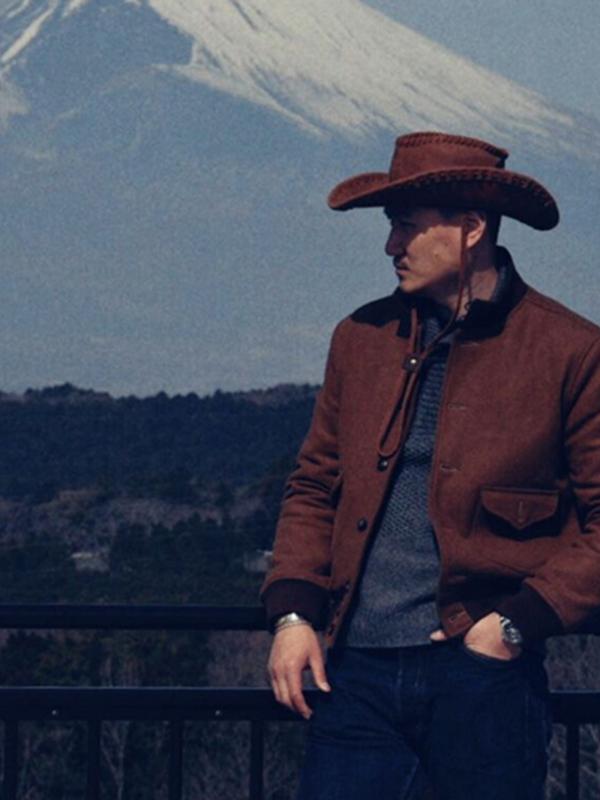 カウボーイ ハット ウエスタン テンガロンハット 牛革 クホース レザー 屋外 ハーレー カジュアル メン..