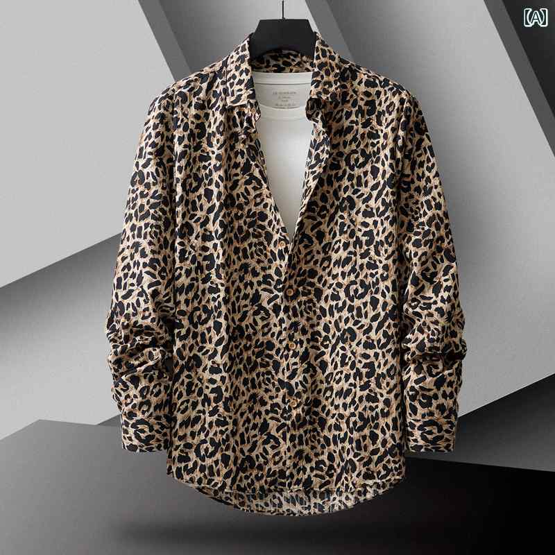 楽天市場】ヒョウ柄 シャツ(コート・ジャケット|メンズ 楽天市場】ヒョウ柄 シャツ(コート・ジャケット|メンズ