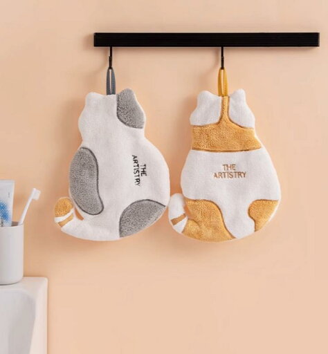 ループタオル ループ付き ハンドタオル かわいい ハンギング 子供 キッズ ベルベット タオル キッチン 吸収性 厚手 猫 ループタオル ループ付き ハンドタオル かわいい ハンギング 子供 キッズ ベルベット タオル キッチン 吸収性 厚手 猫