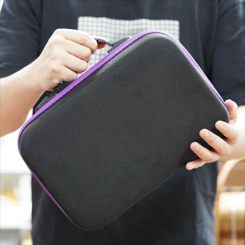 エッセンシャルオイル 収納 ケース アロマ ボックス 精油 60グリッド バッグ 安全 落下防止 ポータブル..