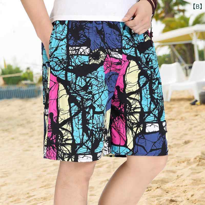 メンズ 海パン 水着 サーフ パンツ ビーチ バカンス プール 春夏 チェック コットン ゆったり 大きいサイズ カジュアル ショート 速乾 薄手 ネイビー ブルー グリーン