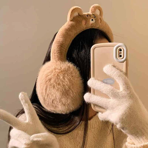 耳あて レディース イヤーマフ かわいい ファー 暖かい 冬 折りたたみ 防風 クマ キツネ ファッション 耳あて レディース イヤーマフ かわいい ファー 暖かい 冬 折りたたみ 防風 クマ キツネ ファッション