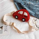 ショルダーバッグ キッズ 女の子 男の子 ポシェット 斜めがけ 車 バックパック かわいい メンズ レディース ベビー スタイリッシュ 赤 黄色 黒
