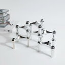 キャンドルスタンド アンティーク風 おしゃれ キャンドルホルダー 燭台 蝋燭立て シンプル 装飾品 ヨーロピアン オフィス ソフト ホームデコレーション シルバ...