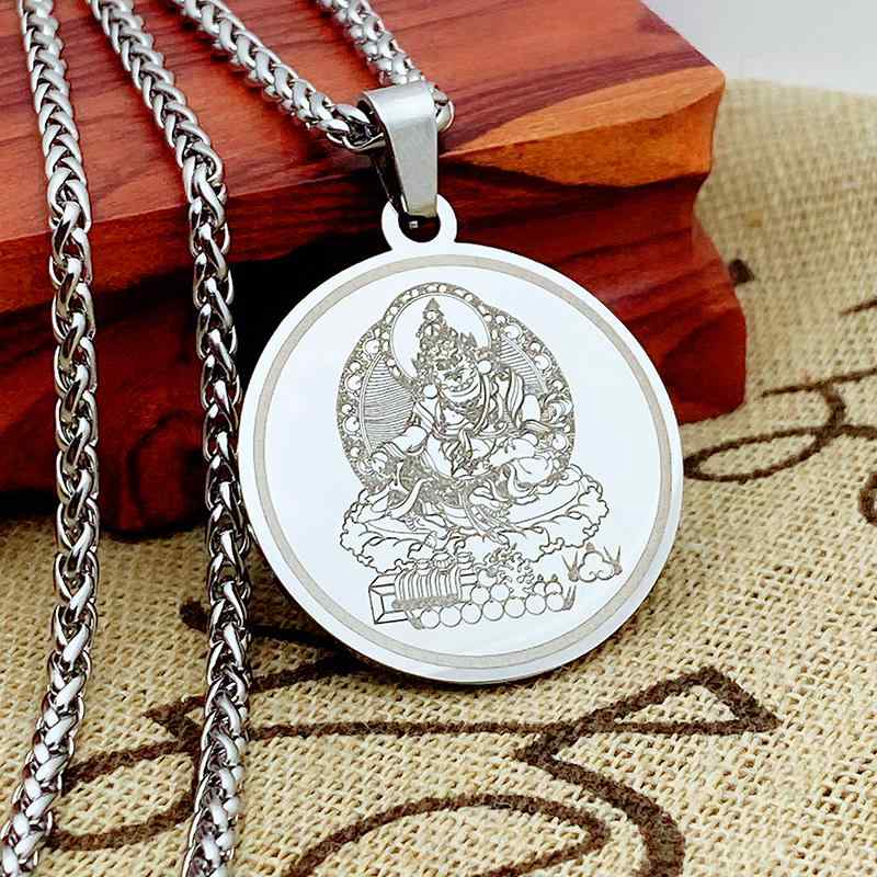 ネックレス メンズ レディース カップル アクセサリー ペンダント マントラ アメリカ ゴールド シルバー