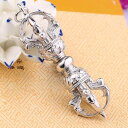 ネックレス メンズ レディース カップル アクセサリー ペンダント レトロ ジュエリー エスニック シルバー