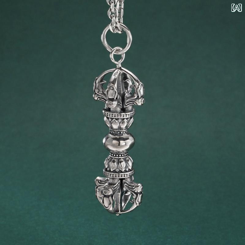 ネックレス メンズ レディース カップル アクセサリー ペンダント レトロ ジュエリー スターリングシルバー