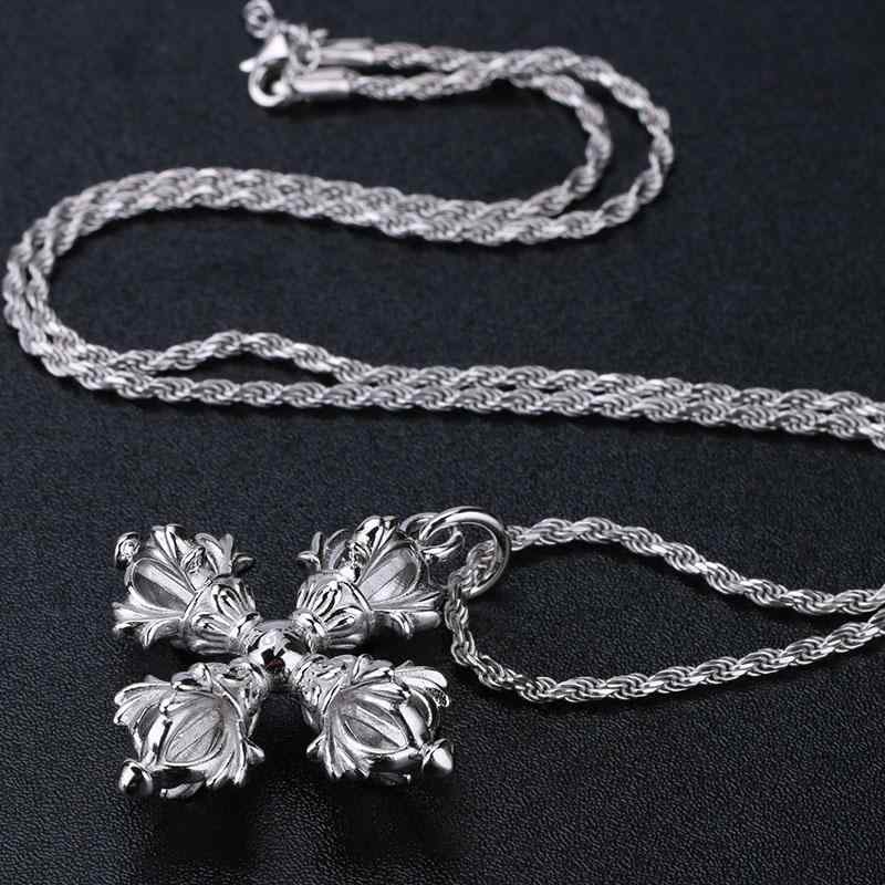 ネックレス メンズ レディース カップル アクセサリー クロス ペンダント ファッション ジュエリー シルバー