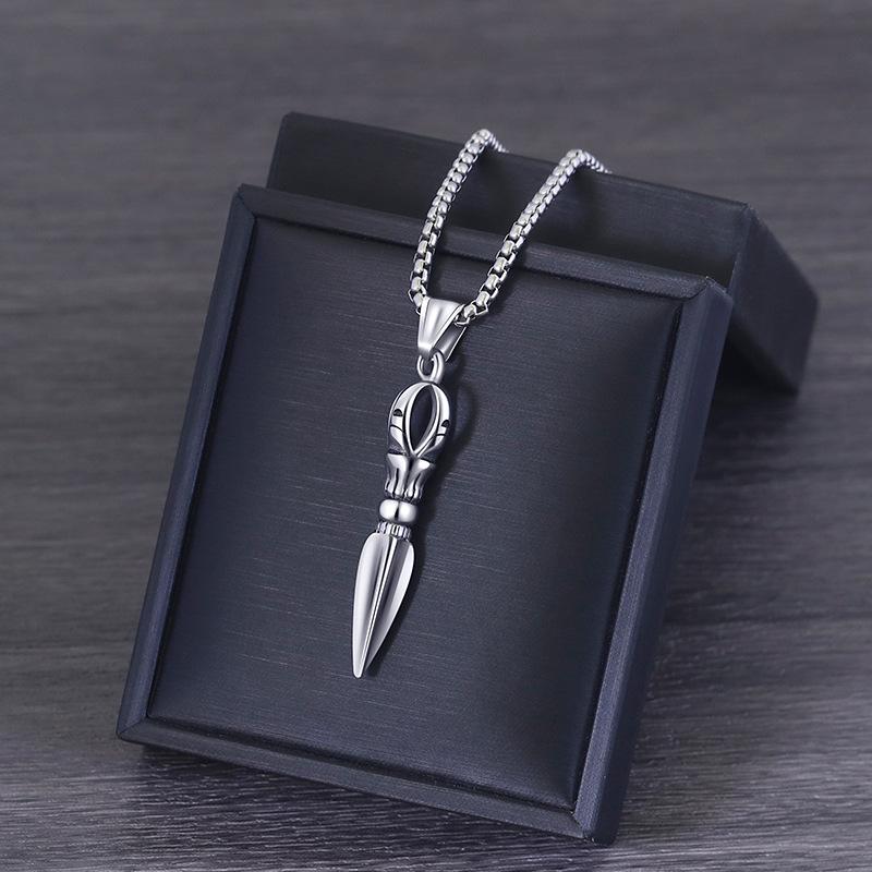 ネックレス メンズ レディース カップル アクセサリー ペンダント ジュエリー レトロ シルバー ゴールド