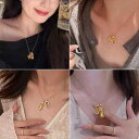 ネックレス メンズ レディース カップル アクセサリー ペンダント ジュエリー ファッション チェーン ゴールド