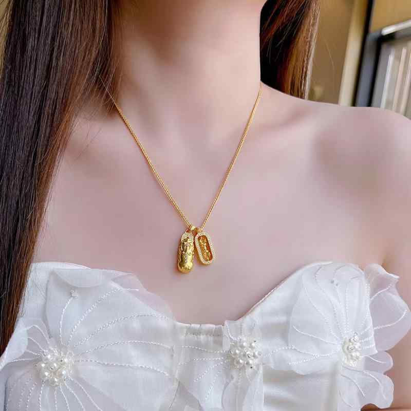 ネックレス メンズ レディース カップル アクセサリー ペンダント ジュエリー チェーン シルバー ゴールド