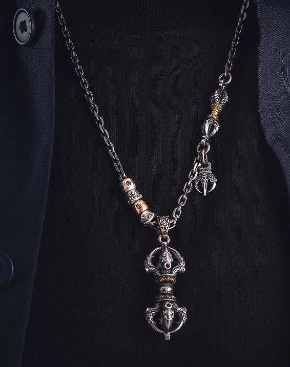 ネックレス メンズ レディース カップル アクセサリー ペンダント ジュエリー ファッション チェーン シルバー