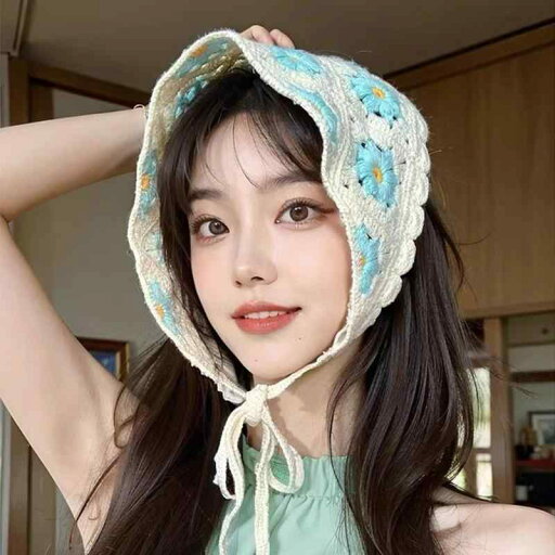 バブーシュカ 三角巾 ヘアバンド レディース アクセサリー かわいい レトロ ニット 夏 ベージュ レッド グリーン バブーシュカ 三角巾 ヘアバンド レディース アクセサリー かわいい レトロ ニット 夏 ベージュ レッド グリーン