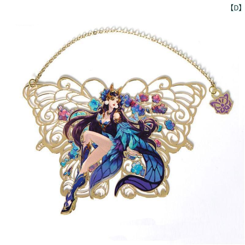 しおり 金属 おしゃれ ブックマーク クラシック メタル 中国風 文房具 ゴールド グリーン ブルー