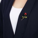 ブローチ アクセサリー 花 ピンブローチ おしゃれ メンズ レディース カップル レトロ スーツ ゴールド チューリップ
