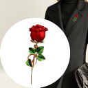 ブローチ アクセサリー 花 ピンブローチ おしゃれ レディース メンズ カップル バーガンディ 韓国 バラ 薔薇
