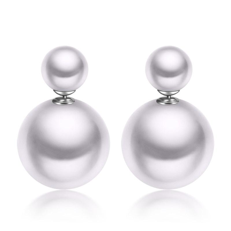 シルバー925 ピアス レディース 両面 パール イヤリング レディース用 アレルギー対応 耳飾り