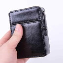 シガレットケース 煙草入れ タバコ 収納 おしゃれ メンズ フルボックス 厚手 シンプル ポータブル ブラック ブラウン