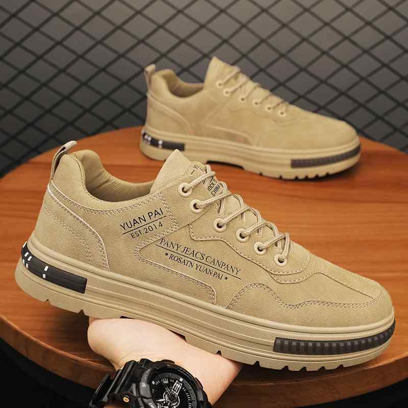 カジュアルシューズ メンズ 作業靴 ダイビング 秋冬 滑り止め 耐摩耗 アウトドア スポーツ ハイキング カーキ グレー