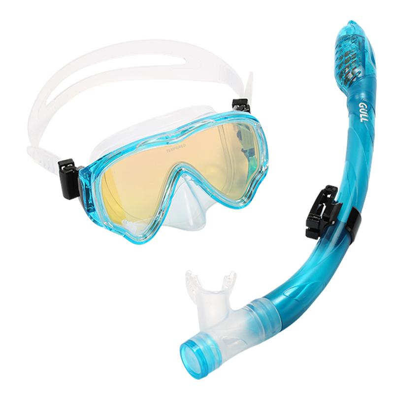 シュノーケル マスク 水中眼鏡 シュノーケリング 海水浴 川遊び ダイビング 子供用 潜水鏡 水泳 ゴーグ..