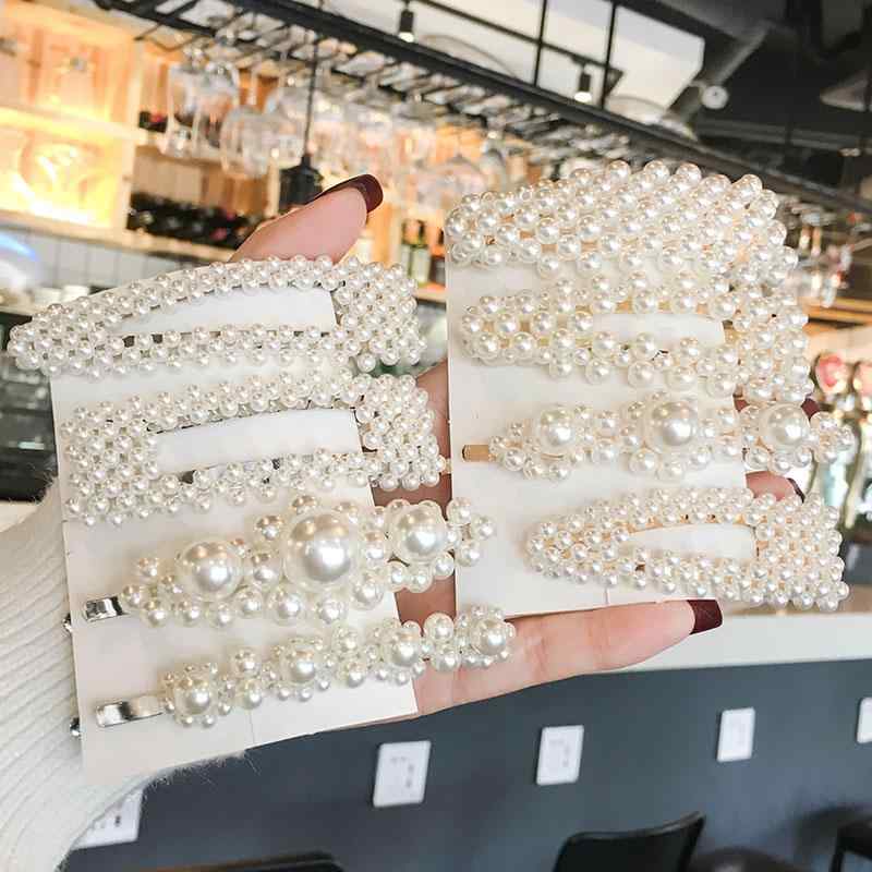 パール ヘアアクセサリー レディース 韓国 ヘアピン 前髪 ヘアクリップ ヘッド ドレス ホワイト