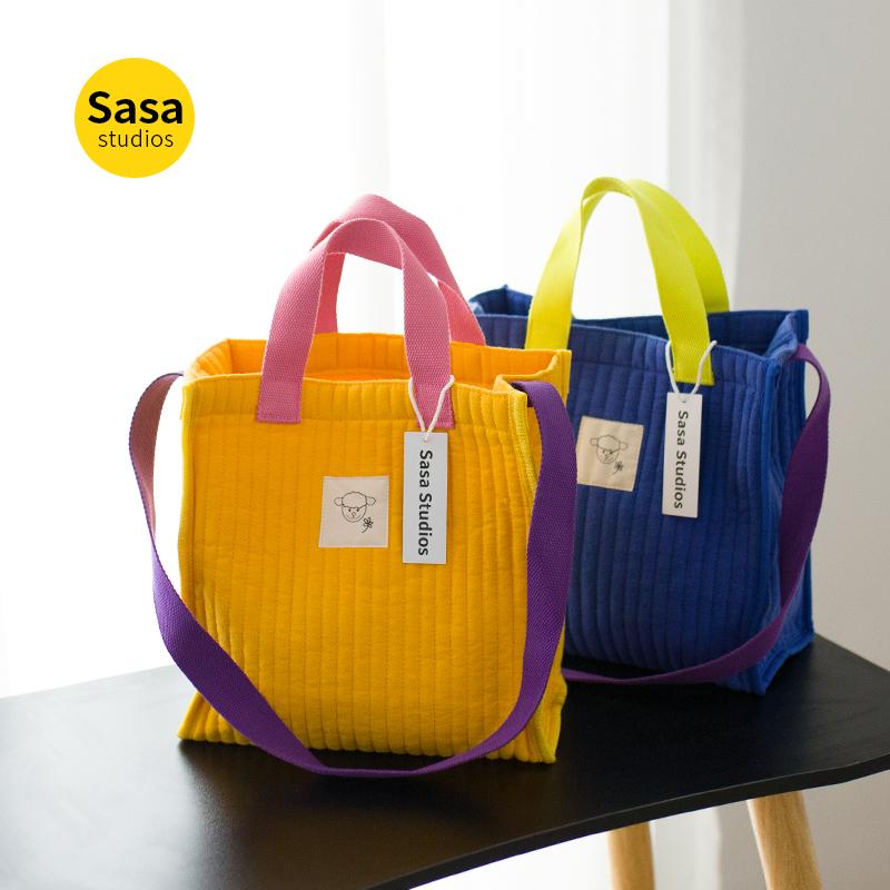 コットン ショルダーバッグ 大容量 携帯用 買い物袋 レディース ハンドバッグ ママバッグ