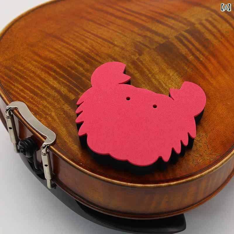 バイオリン 肩当て 肩パッド スポンジ クッション ラウンド かわいい ショルダー カニ アヒル クジラ