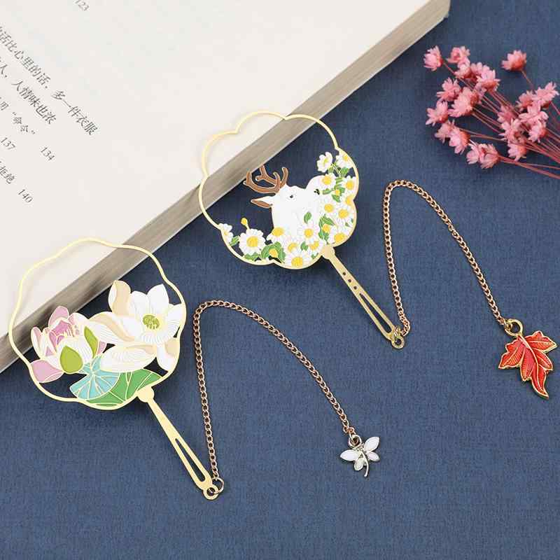 しおり 金属 おしゃれ ブックマーク ギフト レトロ タッセル 古典的 中国風 日用品雑貨 文具 読書 ブックホルダー