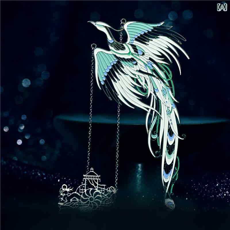 しおり 金属 おしゃれ ブックマーク ギフト 古典的 中国風 日用品雑貨 文具 読書 ブックホルダー