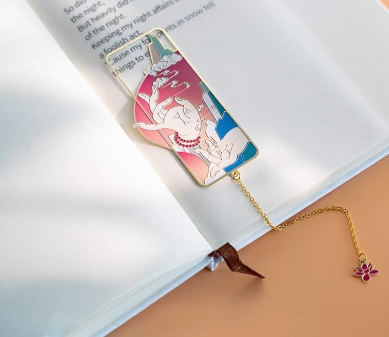 しおり 金属 おしゃれ ブックマーク ギフト 古典的 中国風 日用品雑貨 文具 読書 ブックホルダー