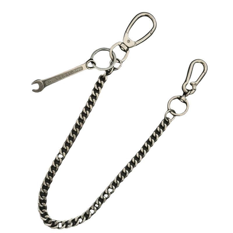 チェーン アクセサリー メンズ レディース ヒップホップ パンク ロック メタル ウエスト クロス グレー