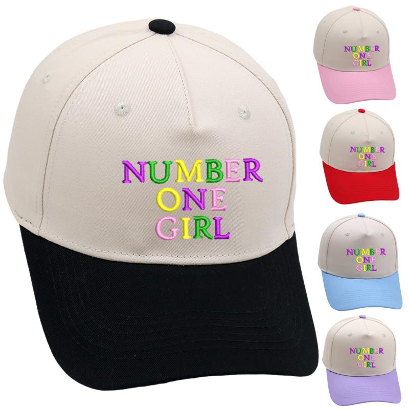 キャップ 帽子 レディース カラフル 野球帽 韓国 刺繍 レトロ コットン 野球帽 春夏 茶 紫 ピンク(4)