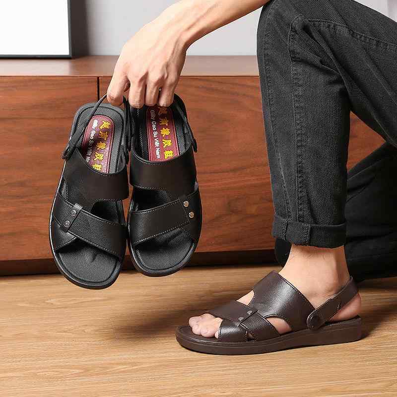 サンダル メンズ シューズ 靴 夏 滑り止め 通気性 耐摩耗 カジュアル ブラック ブラウン