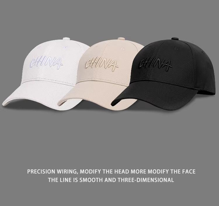 キャップ 帽子 ストリート メンズ レディース 中国風 レトロ ロゴ 刺繍 日焼け止め ブラック ベージュ ..