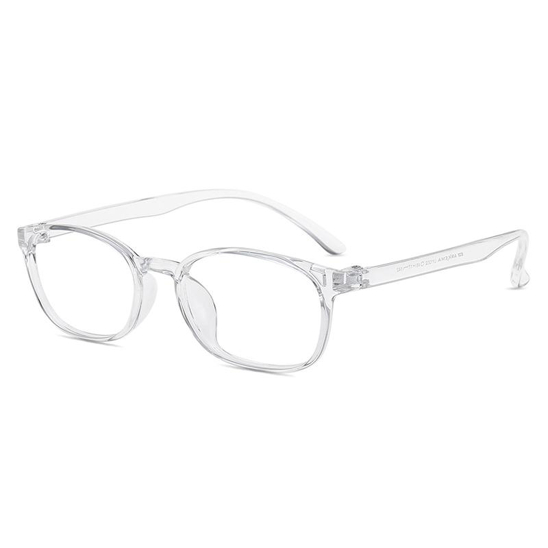 メガネ 眼鏡 透明 クリア メンズ レディース 学生 韓国 フレーム スクエア 軽量 小顔 白 グレー